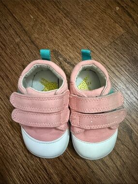 Ten Little - great first walker shoes! Easy on and off. Wide toe box.